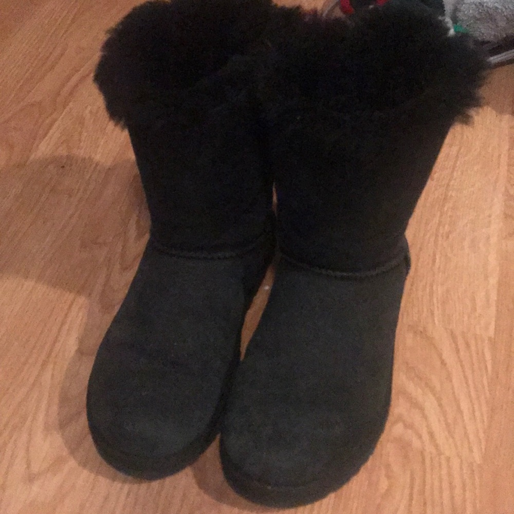 Black Bow Tie Ugg Boots